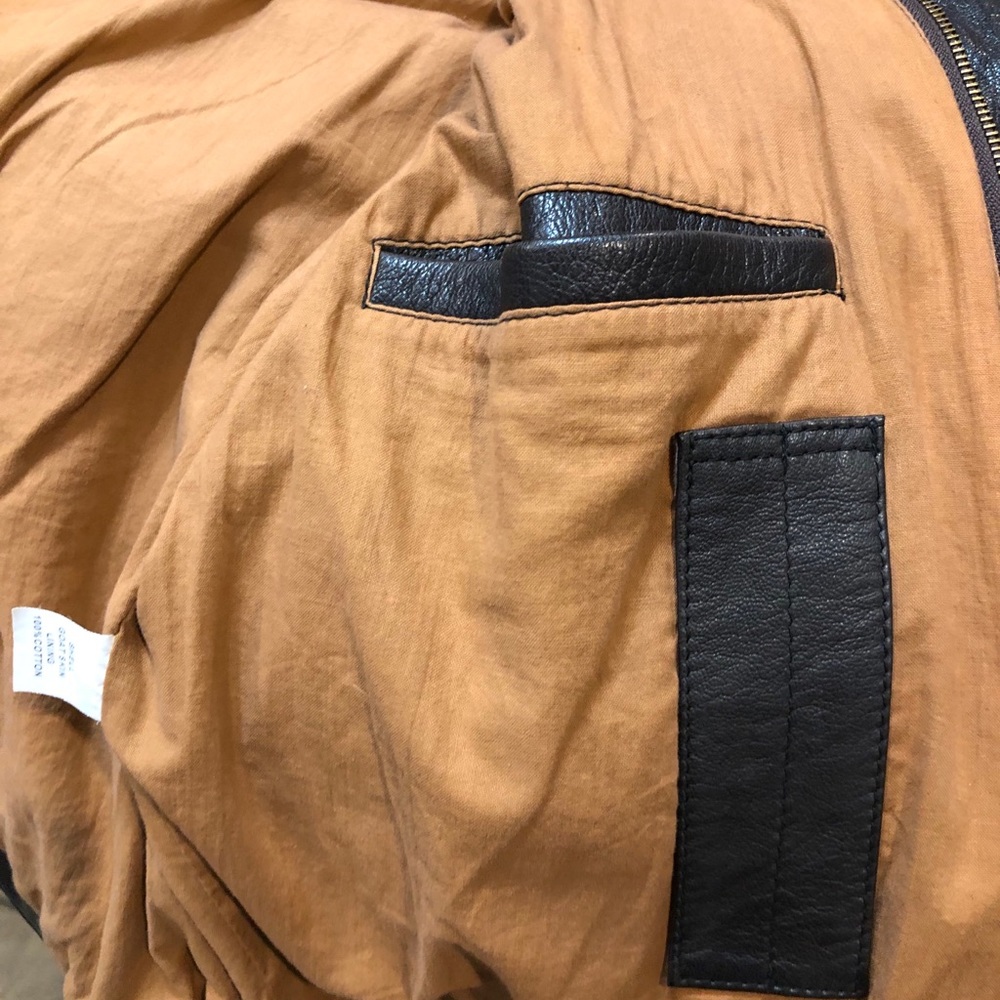 The CockPit USA Goatskin Leather Bomber Jacket 38R - Picture 7 of 16